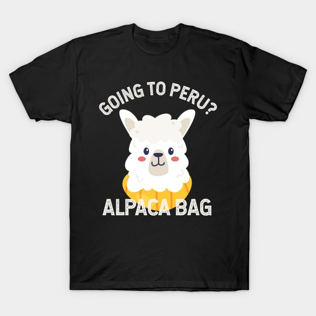 Going to Peru? Alpaca bag T-Shirt by verde